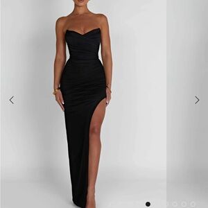 BABYBOO FASHION GIOVANNA MAXI DRESS - BLACK